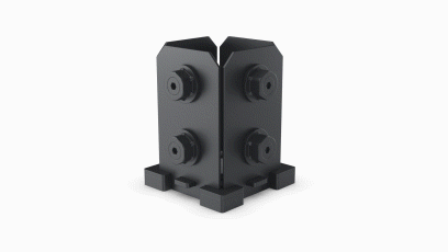 4x4 Ironwood Post Base - OZCO Building Products