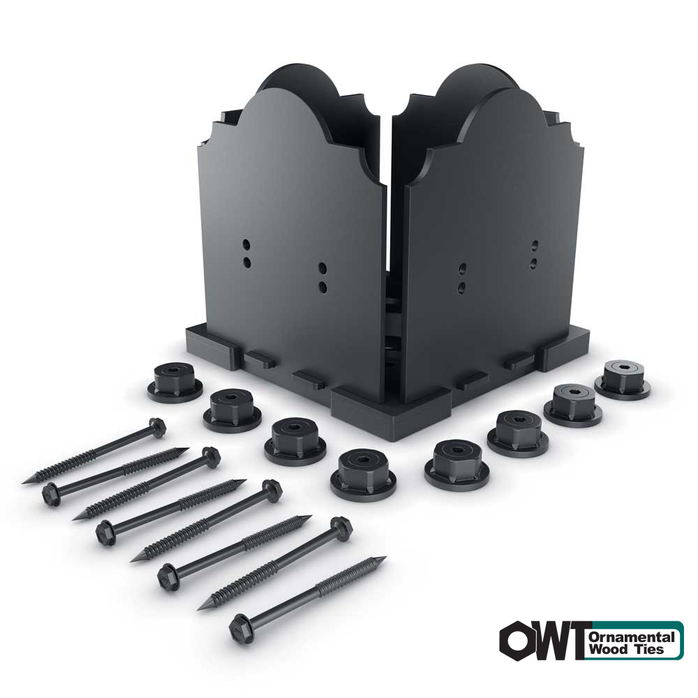 8x8 Laredo Sunset Post Base OZCO Building Products