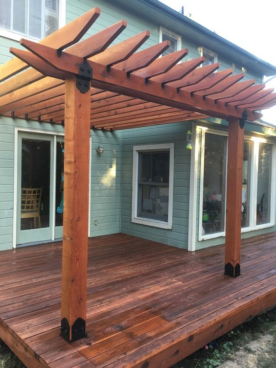 pergola rafter tail design template