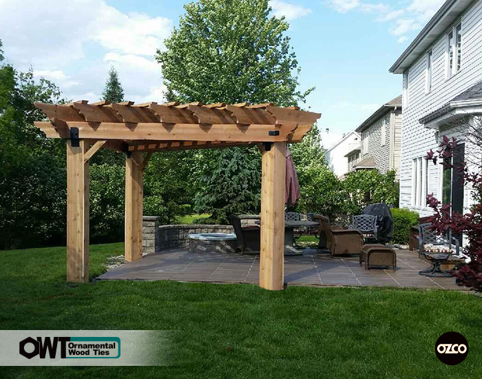 Project Plans Corner Pergola Free Standing Attached
