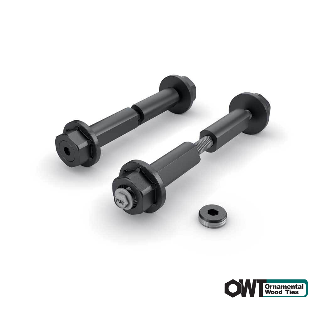 OZCO 56650 3/4-inch by 6 to 8-inch OWT Timber Bolts 2 pack 