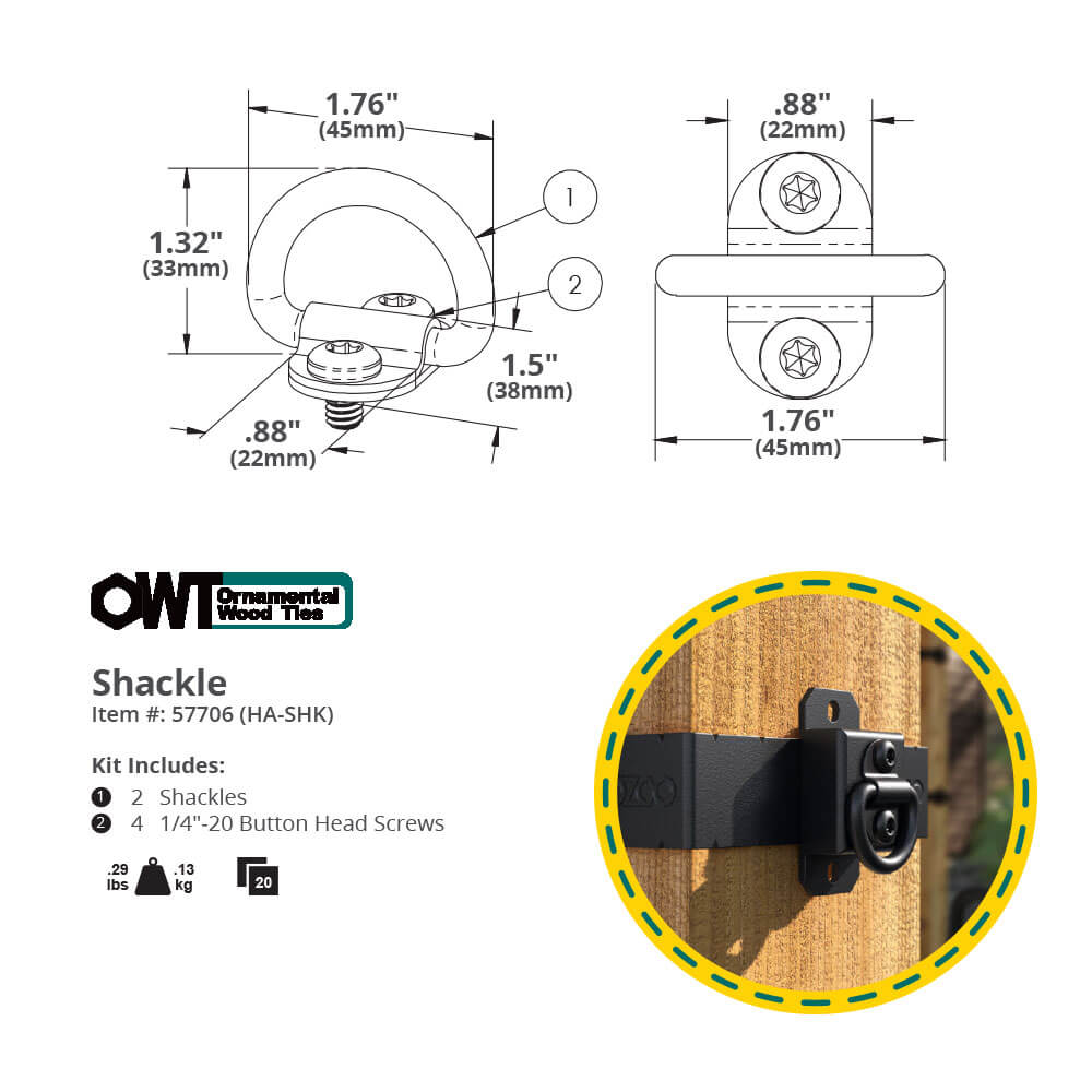 1.5 D-Ring - Hammock Hardware